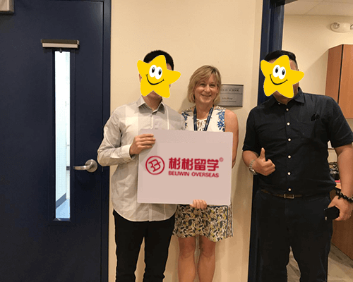 美国留学新闻：小满留学签约圣何塞山谷基督学校 合影