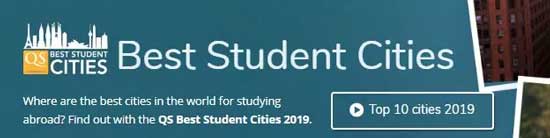 2019年QS最佳留学城市