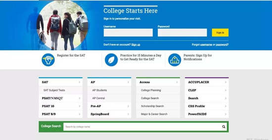 College Board官网